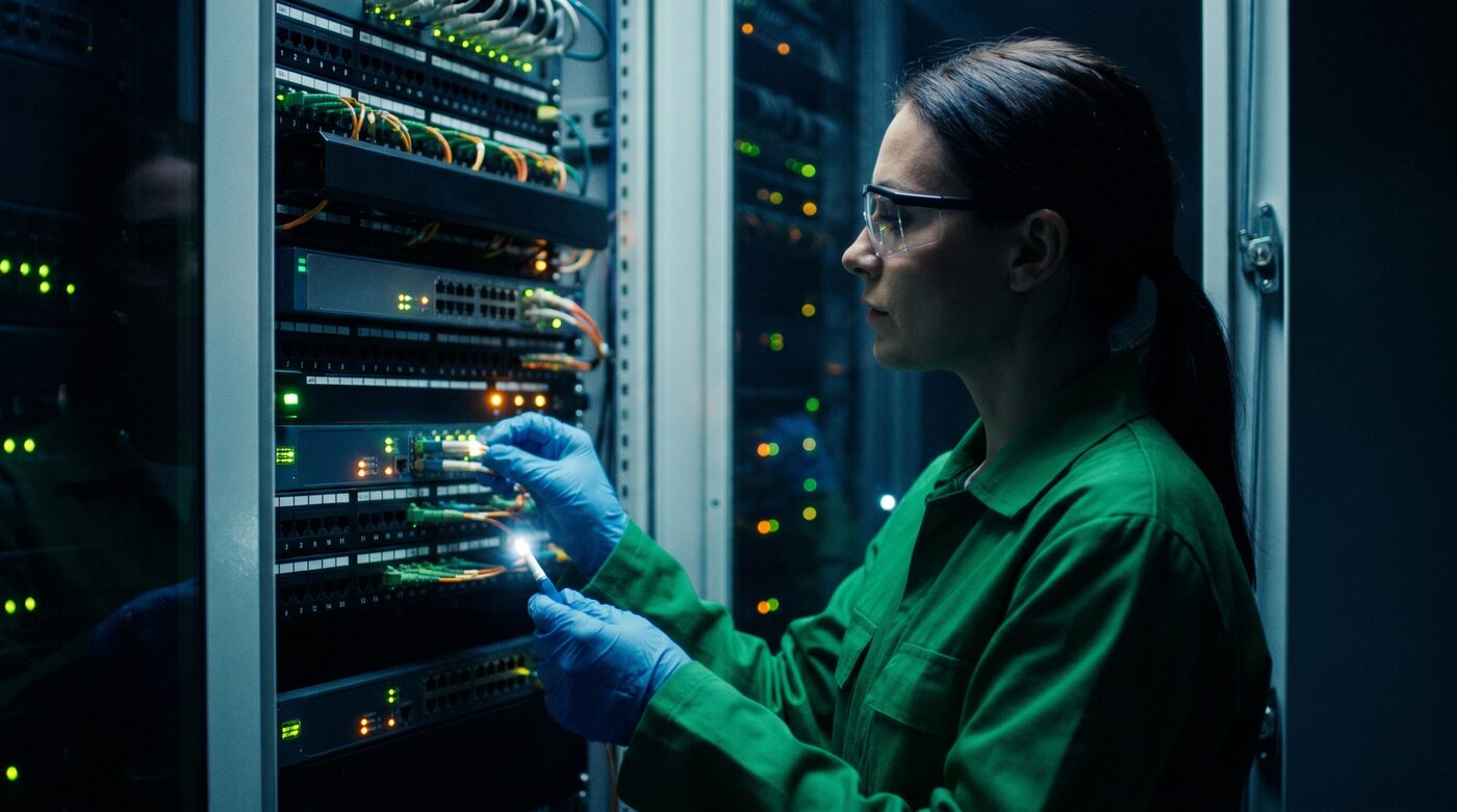 Rede de dados: cabeamento estruturado e organização de rack